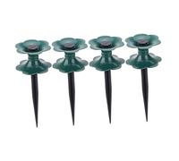 MERRYHAPY 4pcs Garden Hose Roller Guide Stake Support for Path Crossing Protector Spike Hose Pipe Roller Guide Hose Guides Garden
