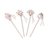 MERRYHAPY 4pcs Gorgeous Alloy Hair Vintage Design for Women Elegant Hair Accessories for Weddings Parties and Special Occasions
