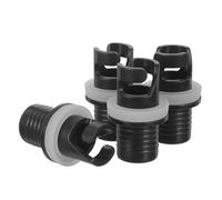 MERRYHAPY 4pcs Inflatable Kayak Pump Adapter Set with Reliable Leak Prevention and Portable Plastic Design for Inflatable Boats and Beds Suitable for Travel and Paddleboarding