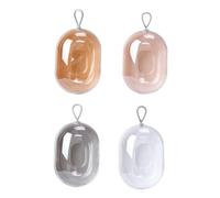 MERRYHAPY 4pcs Makeup Sponge Holder Beauty Egg Storage Box for Makeup Puff Containers