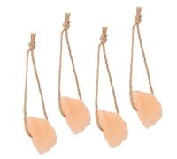 MERRYHAPY 4pcs Natural Pink Salt Lick Blocks for Horses Cattle and Deer Healthy Mineral for Livestock Each for Nutrient Boost and Easy Distribution