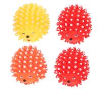 MERRYHAPY 4pcs Voice-activated Little Hedgehog Interactive Dog Chew Toy Pet Interactive Plaything for Cats Puppies Random Color