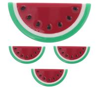 MERRYHAPY 4pcs Watermelon Hair Claw Clips Acetate Fruit Side Hairpins Lightweight Styling Accessories for Women Suitable for All Hair Types