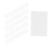MERRYHAPY 4sets Round Shape Nail Display Board Half Nail Tips Chart for Salon Use Practical Polish Sample Plates