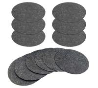 MERRYHAPY 50pcs Compressed Cellulose Facial Sponges Natural Pulp Round Face Cleansing Pads Thickened 60x6mm for Daily Exfoliating Makeup Removal and Spa Use