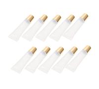 MERRYHAPY 50pcs Empty Lip Gloss Tubes Lip Balm Tube DIY Soft Holders Gloss Containers