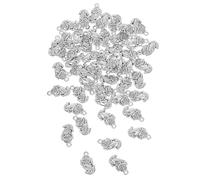 MERRYHAPY 50pcs Feng Shui Pi Yao Alloy Charms Double-sided Traditional Chinese Pendants for DIY Jewelry Making Wealth Luck Symbol Pixiu Figurine Pendants for Necklace Bracelet Keychain