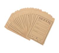 MERRYHAPY 50Pcs Kraft Paper Seed Packets Envelopes Tear-resistant Storage Bags for Flower Vegetable Fruit Seeds and Small Items Multipurpose for Gardening and Collecting