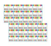 MERRYHAPY 50pcs Punch Cards Rewards for Classroom Behaviour Chart with Adorable Cartoon Design, Multi-functional Use to Encourage and Motivate Students, Paper Material Teaching Tools