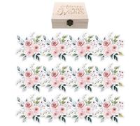 MERRYHAPY 50pcs Shower Card Guessing Gender Shower Wishes Cards Advice Information Prediction Advice Game