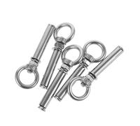 MERRYHAPY 5pcs Dog Tie Out Stake Heavy Duty Ground Stake Dog Training Outdoor Pet Supplies Leads Anchor
