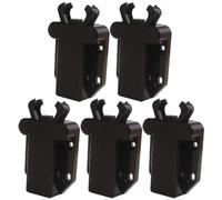 MERRYHAPY 5pcs Magnetic Cupboard Door Closers Automatic Rebounding Function, Abs Material Push to Open Door Latches for Kitchen and Bedroom Cabinets, Round Edge Design for Secure Cabinet