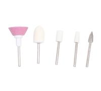MERRYHAPY 5pcs Manicure Nail Polishing Heads Nail Art Kit for French Manicure Drill Polisher Matching