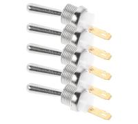 MERRYHAPY 5pcs Metal Chainsaw Kill Switch Toggle Button Gasoline Tool Repair Switch for Logging Saw Ignition Off Replacement Wear-Resistant Parts Easy DIY Installation