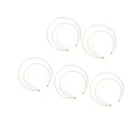 MERRYHAPY 5pcs Metal Three-layer Goddess Crown Headband for Women Sturdy Iron Hair Accessory with Comfortable Fit and Smooth Edges Vintage Bridal Headpiece for Weddings Proms Cosplay and