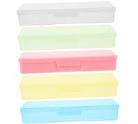 MERRYHAPY 5pcs Portable Tweezer Storage Case Eyelash Tweezers Organizer Cosmetic Box for Lash Extensions Stylish and Design for Home and Travel