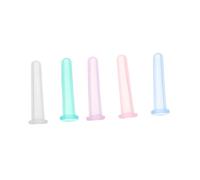 MERRYHAPY 5pcs Silicone Cupping Cups for Eye Therapy Assorted Color Vacuum Massage Tools for Wrinkle Reduction and Facial Care Easy to Use Strengthens Circulation Friends and Family