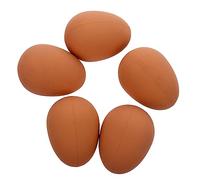 MERRYHAPY 5pcs Simulation Eggs Dog Bounce Ball Toys Squeaky Puppy Teething Toy for Pets