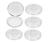MERRYHAPY 5Pcs Transparent Eyelash Storage Cases Durable Plastic Eyelash Organizers for False Lashes Reusable Empty Eyelash Boxes Friends and Family Special Occasions