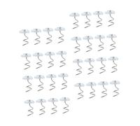 MERRYHAPY 60pcs Clear Twist Pins for Upholstery Bed Skirt Fixing Push Pins for Sofa Cushions Tablecloths and Car Seat Covers Secure Fabric Without Damage Easy to Remove and Reuse