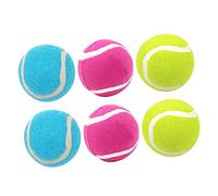 MERRYHAPY 6pcs Dog Tennis Balls Tennis Balls for Dogs Brightly High Bounce Chuck Alternative Activity Toys