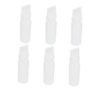 MERRYHAPY 6pcs Dye Root Comb Applicator Bottle for Hair Coloring Easy Squeeze Design for Even Distribution for Hair Oiling and Dying Treatments White