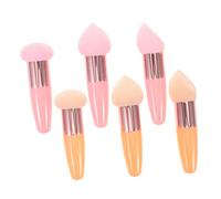 MERRYHAPY 6pcs Makeup Foundation Sponges Dual-use Wet Blending Puff with Ultra Soft Material for Even Coverage and Gentle Application Reusable Cosmetic Powder Applicators for