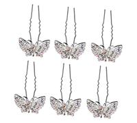 MERRYHAPY 6pcs Pearl Diamond Hair Fork Bridal Headband for Wedding Pearl Hair Pins Fashionable Headdress Stylish Headwear