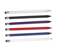 MERRYHAPY 6pcs Pencil-shaped Stylus Pens for Touchscreens Capacitive Touch Screen Pens for Smartphones Tablets Portable Lightweight Dual-use Stylus for Drawing Writing Navigation in Multiple