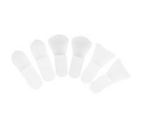 MERRYHAPY 6pcs Practical Silicone Facial Mask Brush Short Handle for Home Beauty Easy to Use