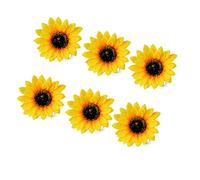 MERRYHAPY 6pcs Sunflower Design Chic Hair Clips for Women Stylish Duck Beak Hairpins Floral Accessories for Weddings Parties and Everyday Wear