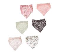 MERRYHAPY 6pcs Women Bohemian Head Wrap Sun Protection Headband Beach Wreath Scarf Multi-color Triangle Kerchief Warm-weather Hair Accessory