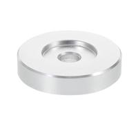 MERRYHAPY 7 Inch Vinyl Record Adapter Silver 45 Revolutions Per Minute Large Hole Dome Adaptor Compatible with Turntable 7 Inch Single Vinyl Record