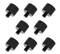 MERRYHAPY 8 Pcs Durable Microphone Rack Screws Practical Camera Holder Conversion Accessories Lightweight Compact for Microphone Camera Stability Black Aluminum Alloy