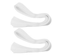 MERRYHAPY 80pcs Money Bands for Cash Paper Currency Straps with Fixing and Organizing Features White Paper Material Suitable for Hotels and Retail Stores