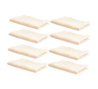 MERRYHAPY 8Pcs Cotton Drool Bibs Double-Layer Absorbent Muslin Washcloths for Newborns Soft Organic Feeding Towels to Keep Dry and Clean