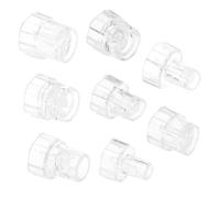 MERRYHAPY 8pcs Mini Bubble Facial Suction Machine Replacement Tips for Water Oxygen Beauty Device, Facial Cleaning Machine Accessories Crystal Ring for Skincare