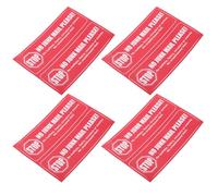 MERRYHAPY 8pcs No Junk Mail Stickers for Mailbox - Self Adhesive Anti Advertising Mail Decals - Weatherproof Mailbox Warning Signs for Residential and Commercial Use