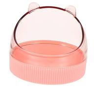 MERRYHAPY Acrylic Hamster Bowl for Food Water Smooth Surface Safe Easy to Clean Pet Accessory for Chinchillas Rats Animals Cute Cherry Blossom Design