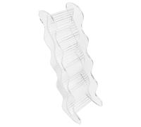 MERRYHAPY Acrylic Hamster Climbing Ladder Transparent Wave Platform for Small Pets Like Mice Rats Chinchillas Versatile Cage Decor and Play for Enhanced Enclosure Space