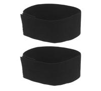 MERRYHAPY Adjustable Black Polyester Ankle Support Straps for Gymnastics and Dance Beginners, Protecting Ankles from Injuries with Comfortable Fit for Tumbling Training and Cheer Practice