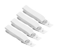 MERRYHAPY Adjustable Fitted Sheet Clips and Quilt Fastener Clips Non-slip White Bed Sheet Holders for King and Queen Mattresses 4pcs Set Bedding Accessories