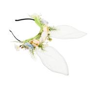 MERRYHAPY Adjustable Realistic Rabbit Ear Headband Lightweight Bunny Ears Hair Accessory for Adults Party Costume Stage Performances Easter Celebration