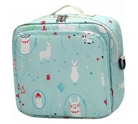 MERRYHAPY Adorable Diaper Storage Pouch Large Capacity Diaper Bag for Mums Single-Shoulder Design Fun Prints for Wet and Dry Use
