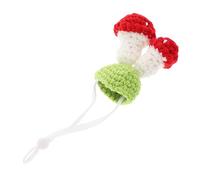 MERRYHAPY Adorable Mini Mushroom Pet Hat Lightweight Knitted Costume Accessory for Small Animals for Halloween and Cosplay Events