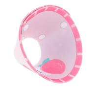 MERRYHAPY Adorable Peach-colored Pet Cat Anti-bite Collar for Neck Protection Comfortable Adjustable S Neck for Injured Cats and Post-surgery Care