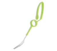 MERRYHAPY Anti-Shake Eating Aid Spoon with Ergonomic Handle for Elderly and Adults, Stainless Steel and Plastic Adaptive Utensil Empowering Independent Dining for People with Shaky or Weak