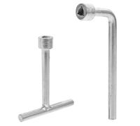 MERRYHAPY Anti-Theft Bolt Wrench Stainless Steel Triangle Head 2pcs Special Spanners for Removing Anti-Theft Screws in Internal Maintenance