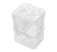 MERRYHAPY Aquarium Fish Egg Incubator Breeding Box Made of Plastic for Easy Maintenance, Suitable for Guppy and Betta Fry Raising with Secure Isolation and Compact Design