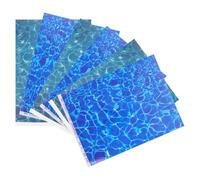 MERRYHAPY Artificial Stream Ripple Sheets 6Pcs Unique Outdoor Material for Miniature Rivers Sand Table Diorama Landscape Models